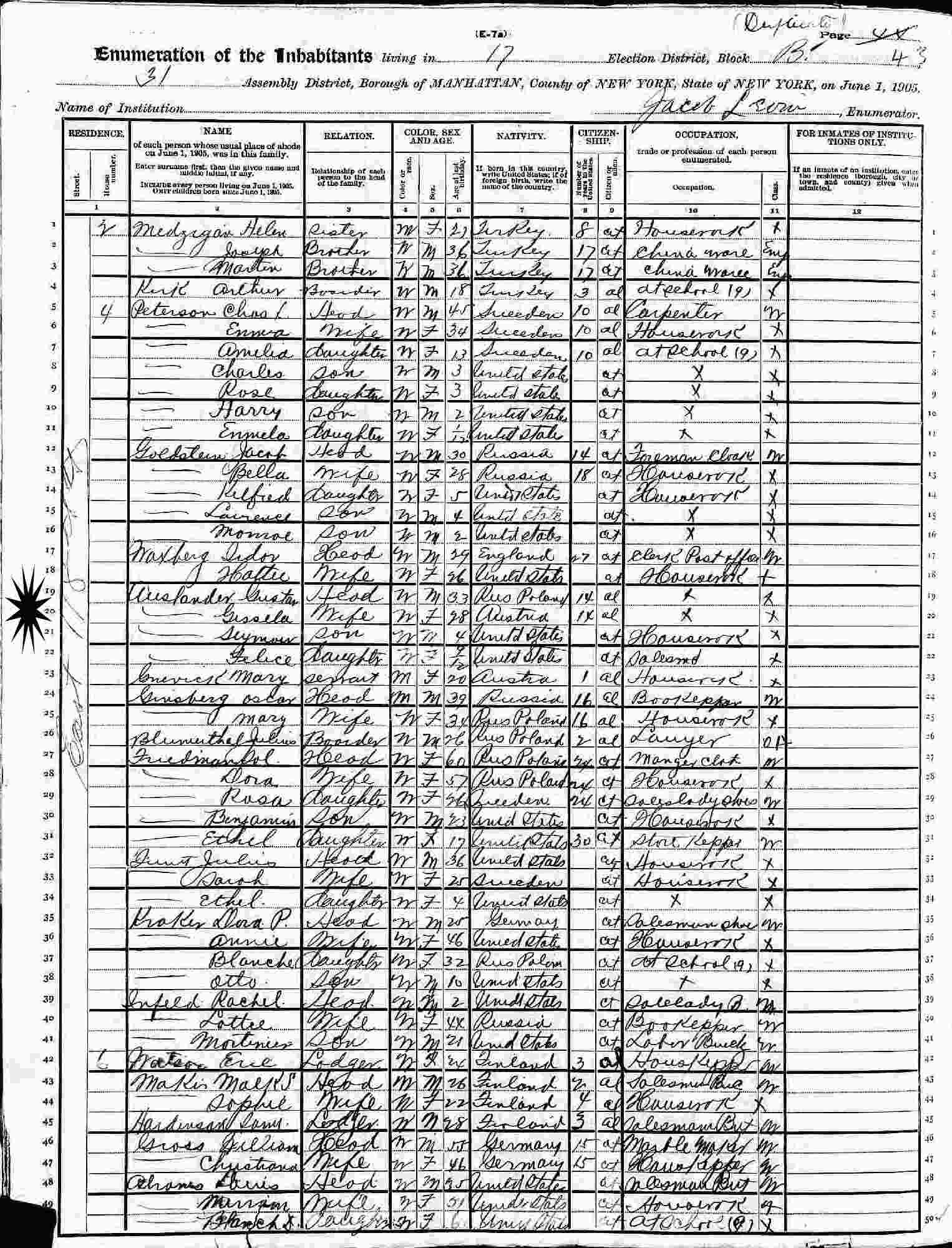 1925 new york census