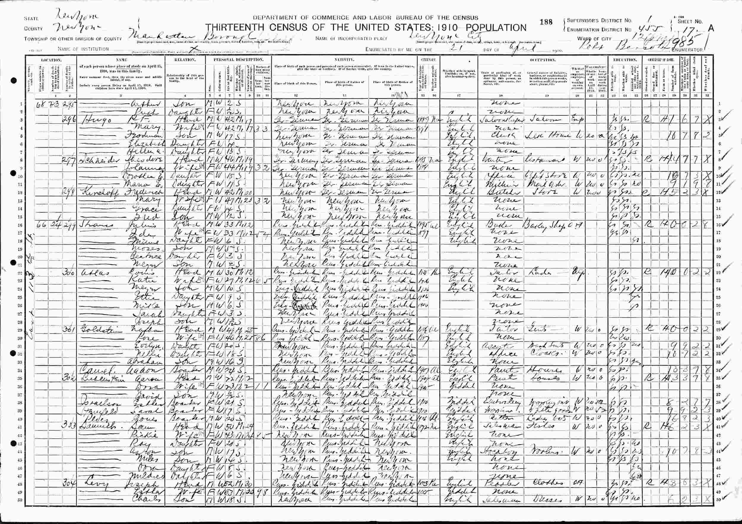 1925 new york census