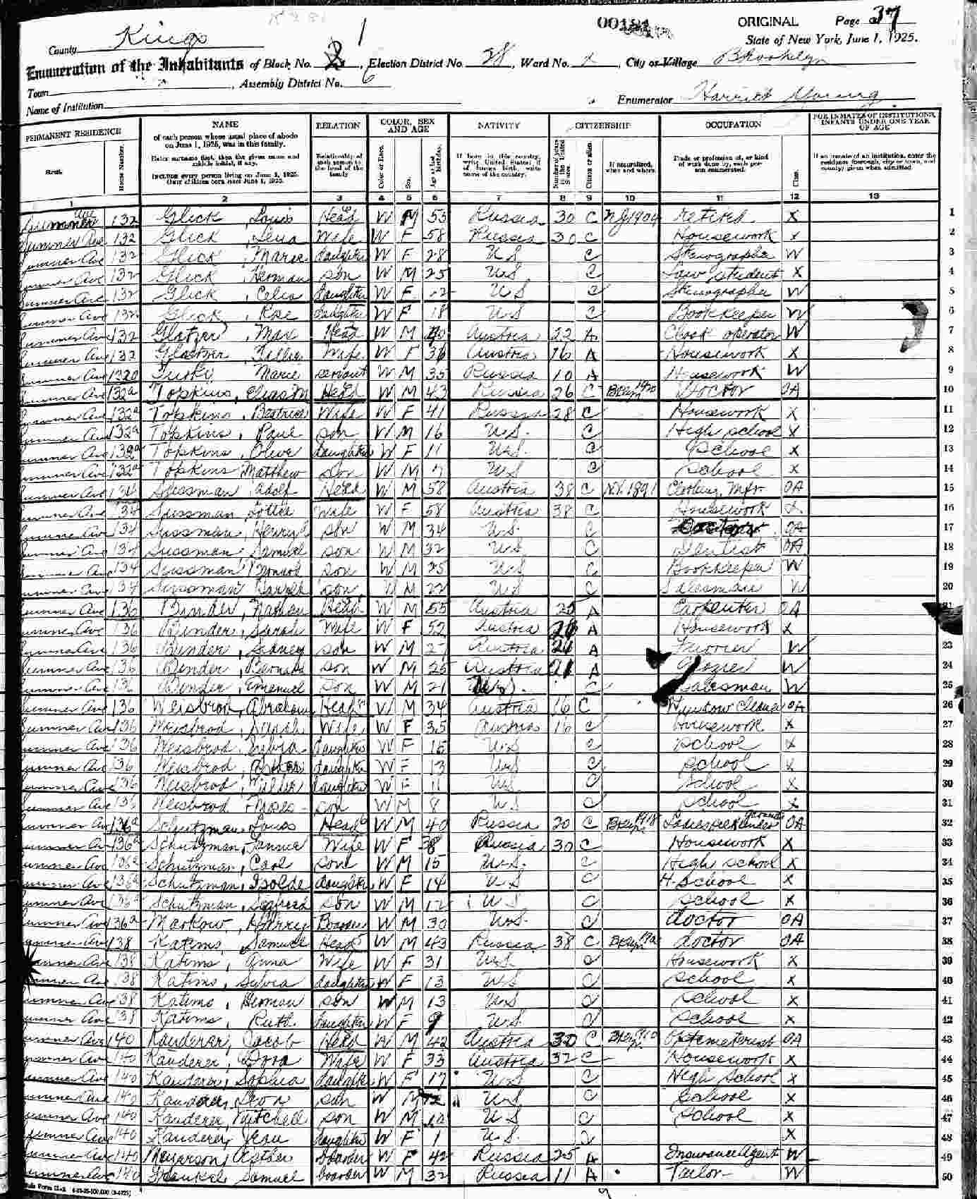 1925 new york census