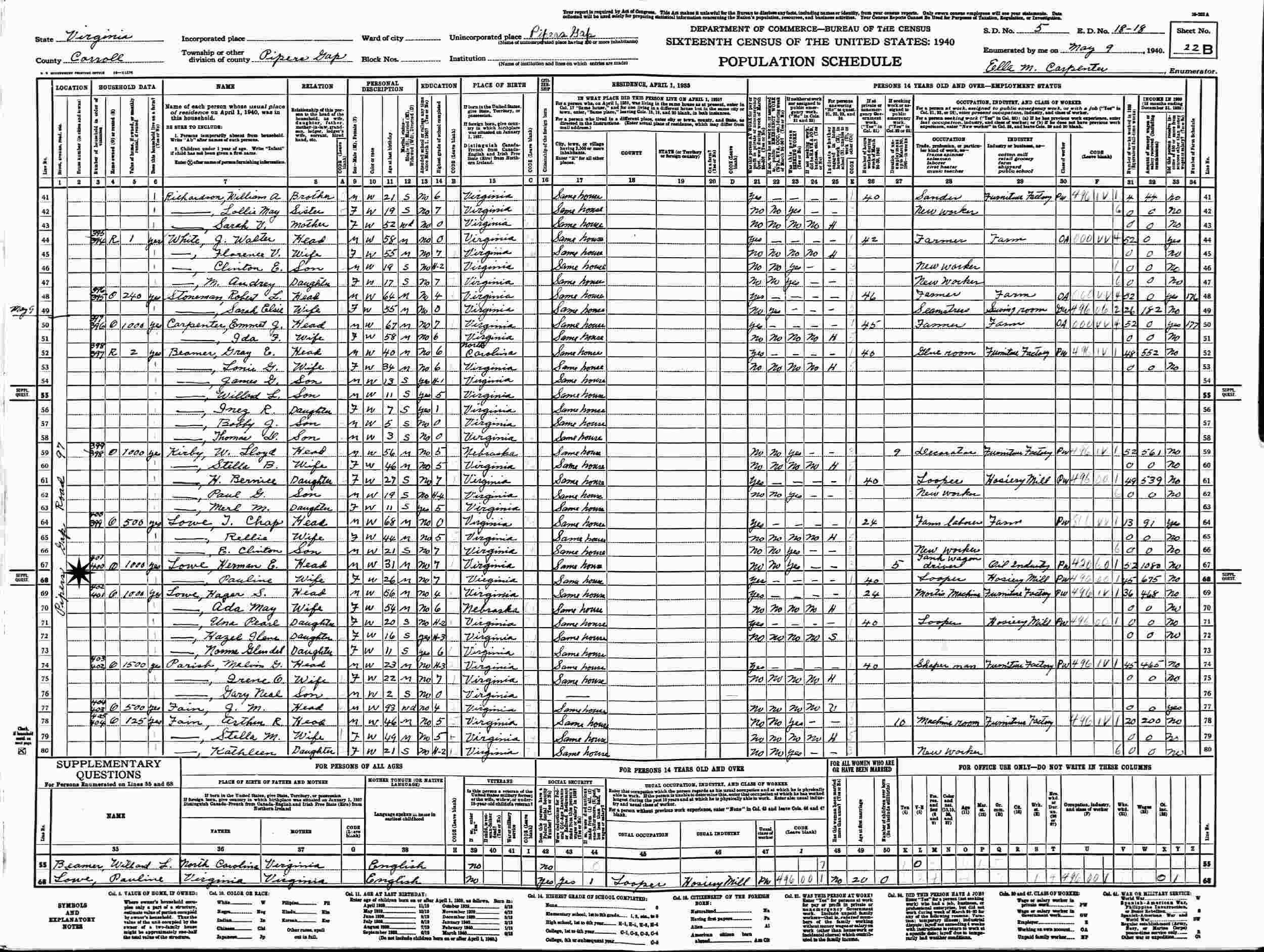 1940 Census